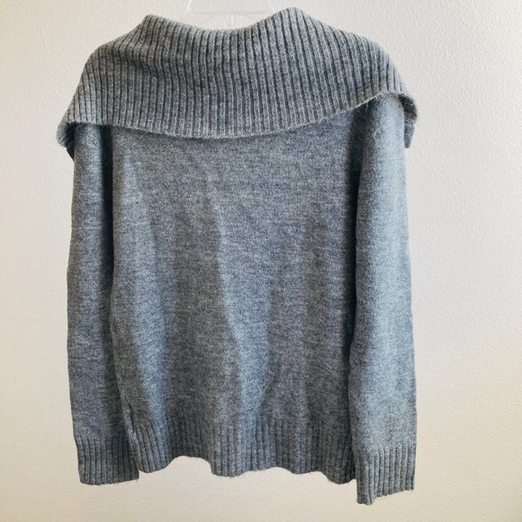 NWOT Daisy Fuentes Moda Grey Heather Sweater - Picture 2 of 4